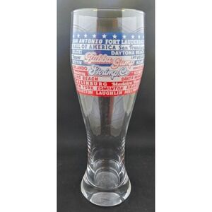 MINT! Bubba Gump Shrimp Co Pilsner Beer Glass All Cities Red, White, & Blue
